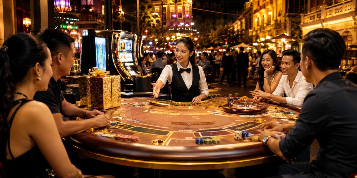 55club Momo Baccarat tại 55club — Bàn thật, Dealer thật